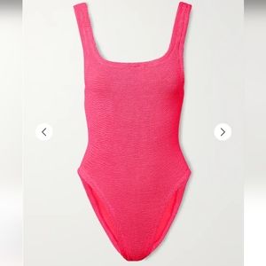 Hunza G one piece swimsuit pink